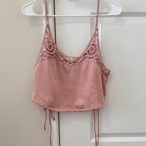 Free people Pink Crop Top